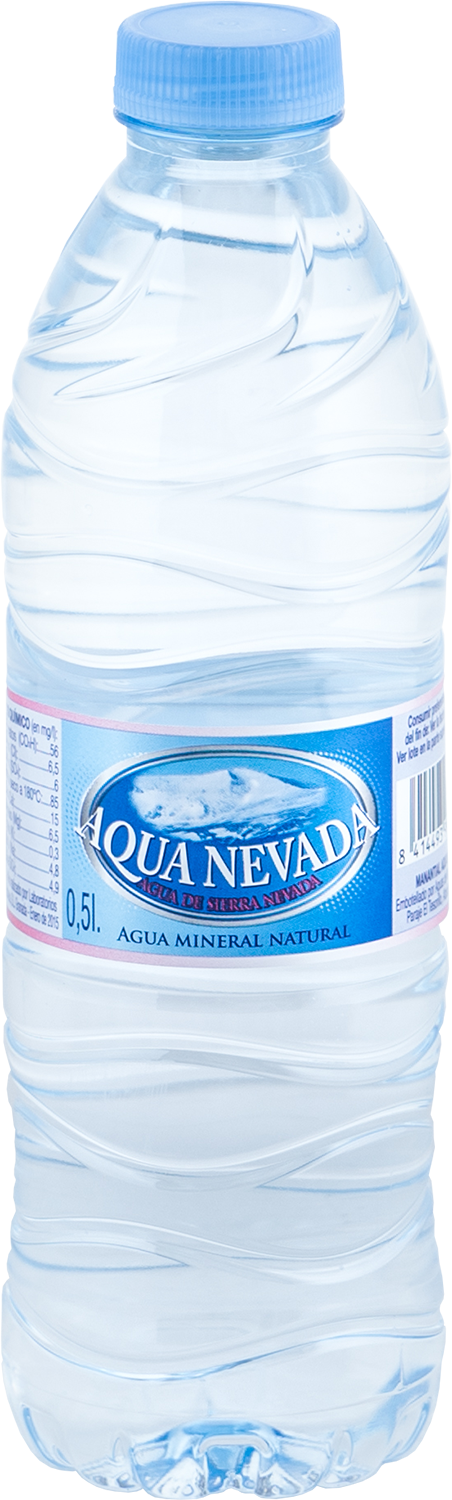 Botella agua natural mineral a domicilio de 50cl